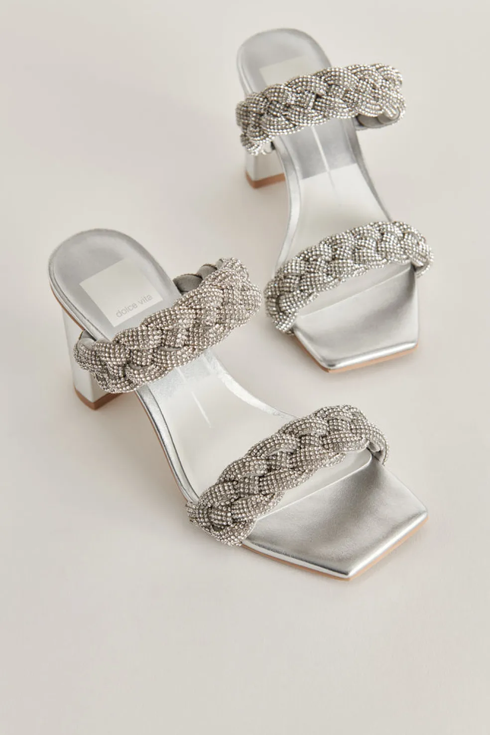 Paily Rhinestone Heels Crystal Rhinestone