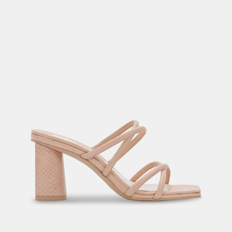 Patsi Heels Cream Leather