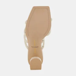 Patsi Heels Ivory Leather