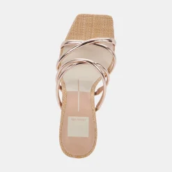 Patsi Heels Rose Gold Metallic Stella