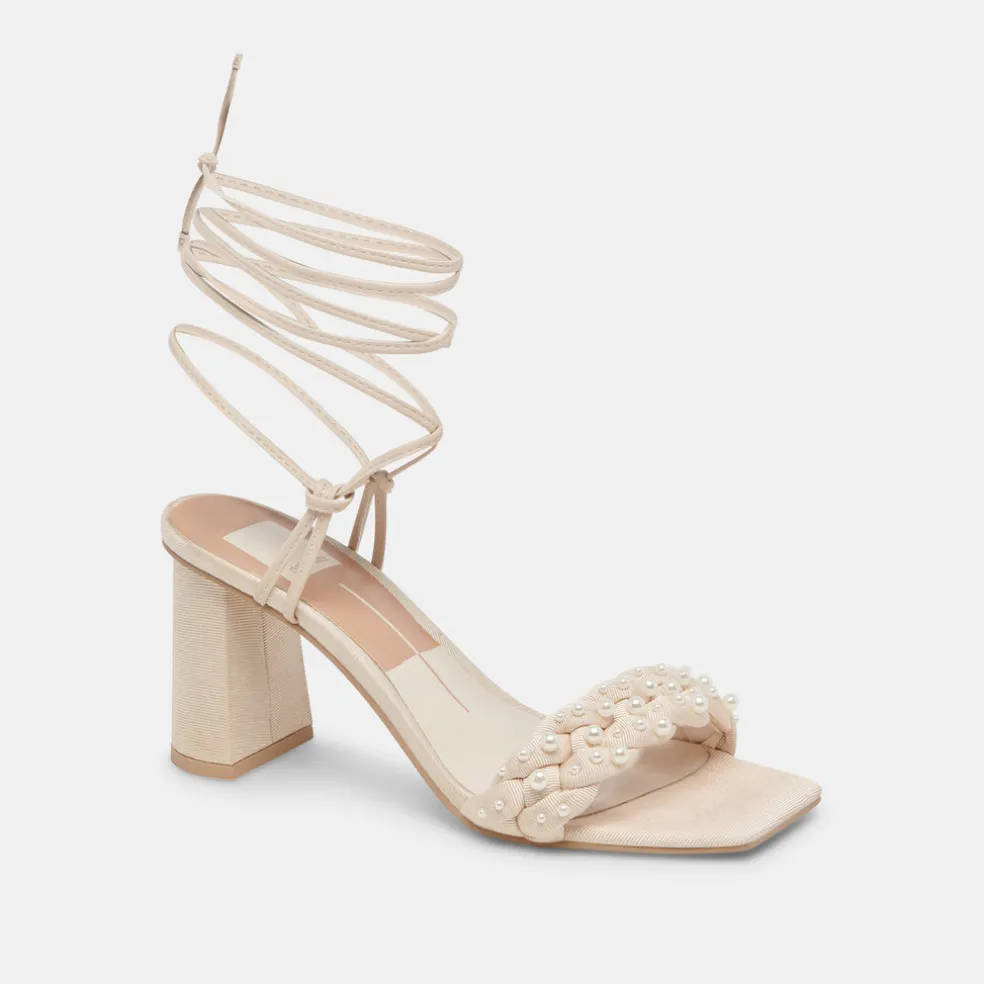 Paxten Heels Vanilla Pearls