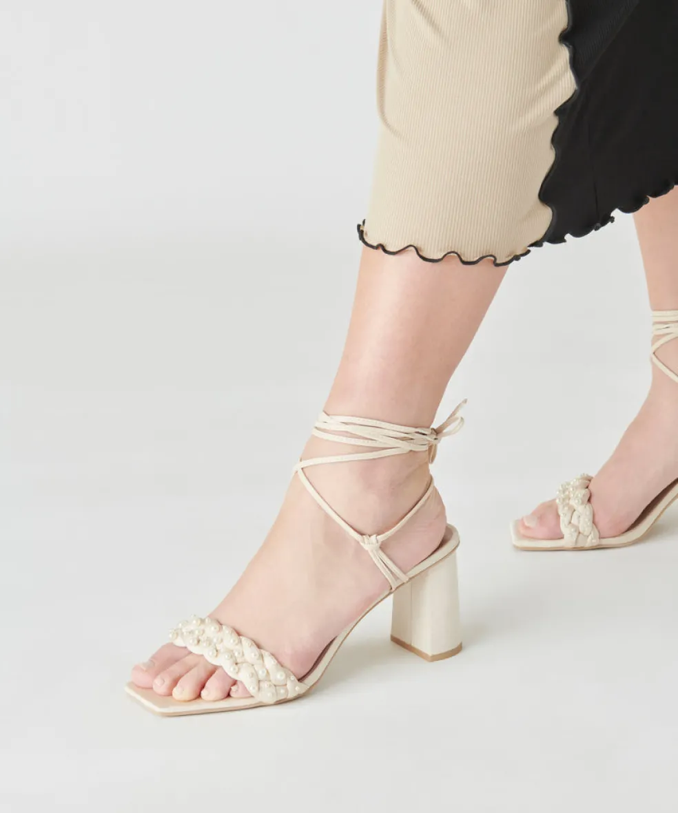 Paxten Heels Vanilla Pearls