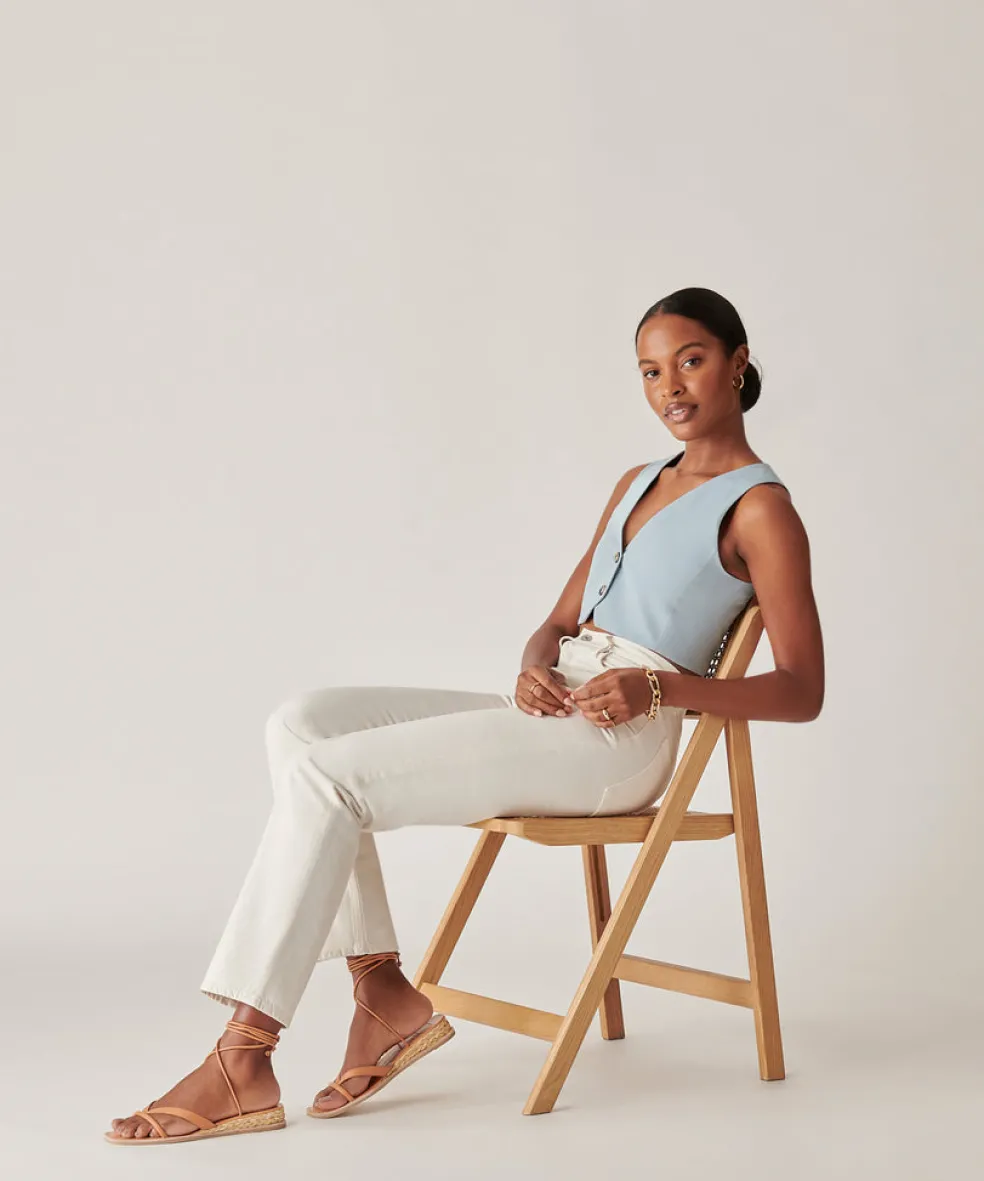 Prax Sandals Cognac Leather