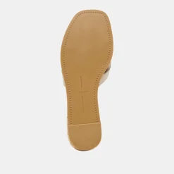 Prax Sandals Ivory Leather