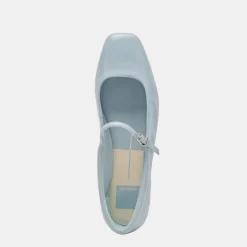 Reyes Ballet Flats Sky Blue Crinkle Patent
