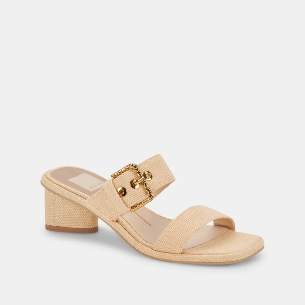 Riva Sandals Natural Raffia