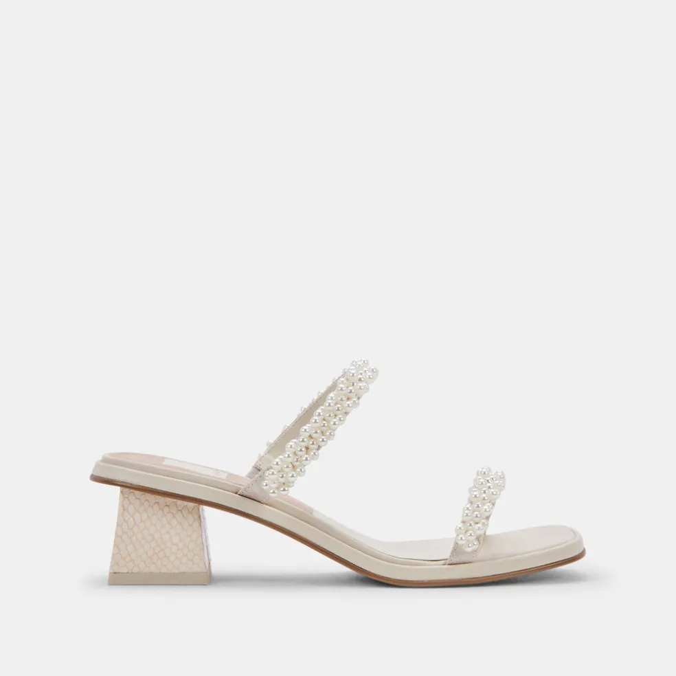 River Pearl Heels Vanilla Pearls
