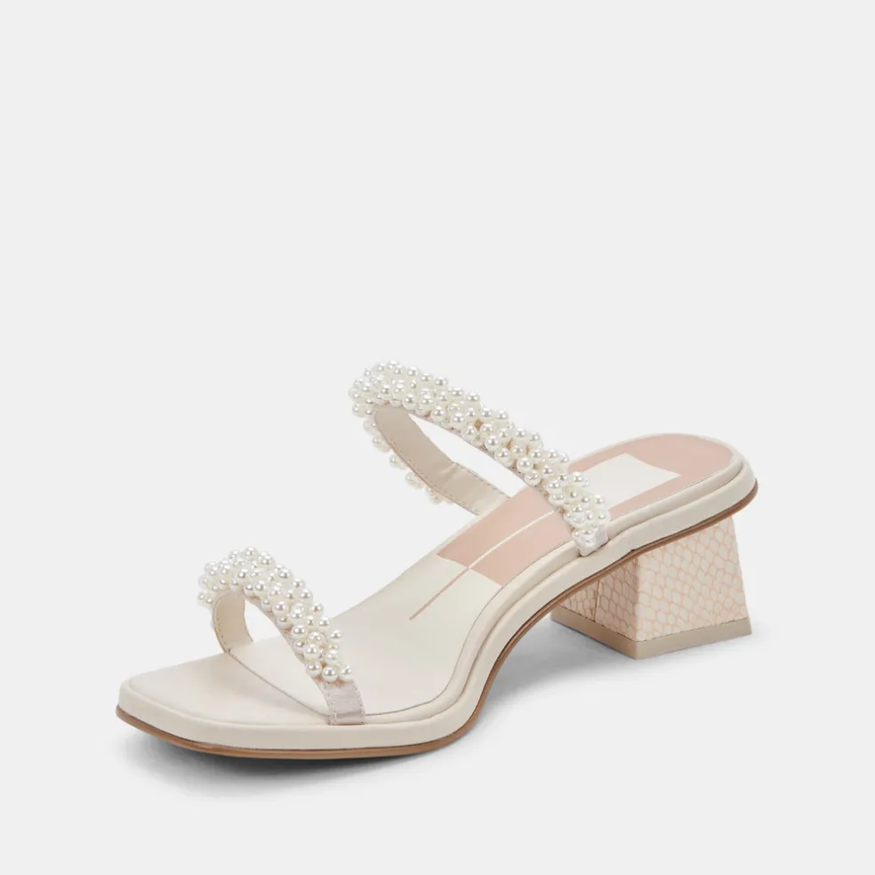 River Pearl Heels Vanilla Pearls