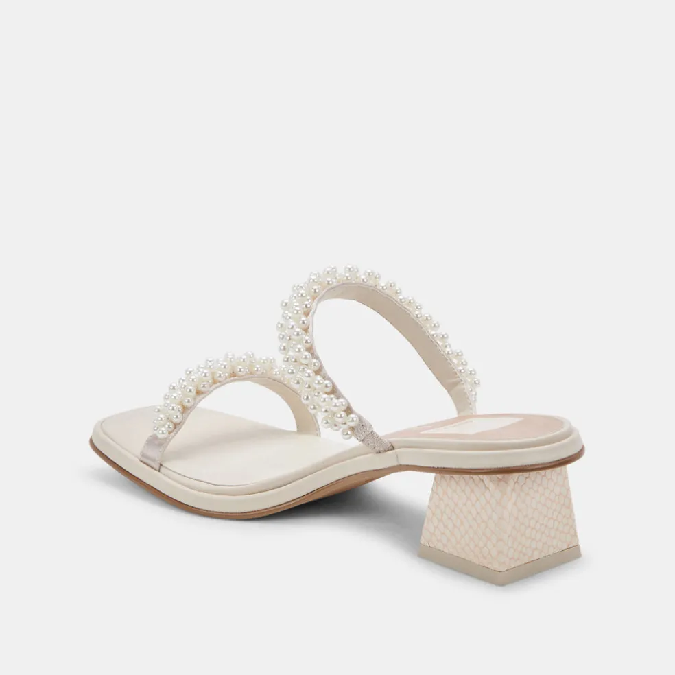 River Pearl Heels Vanilla Pearls