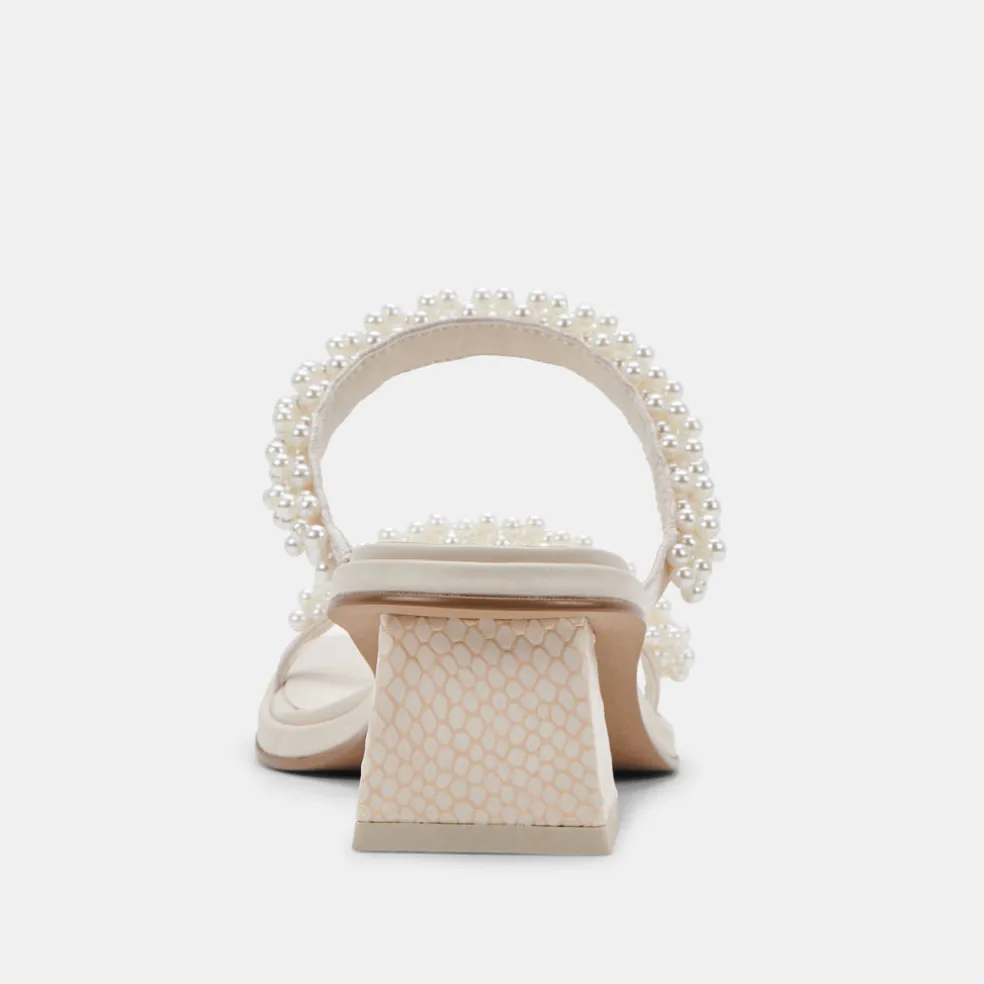 River Pearl Heels Vanilla Pearls