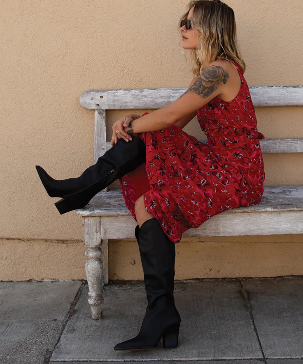 Rocky Boots Black Leather