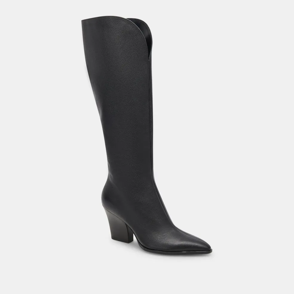 Rocky Boots Black Leather