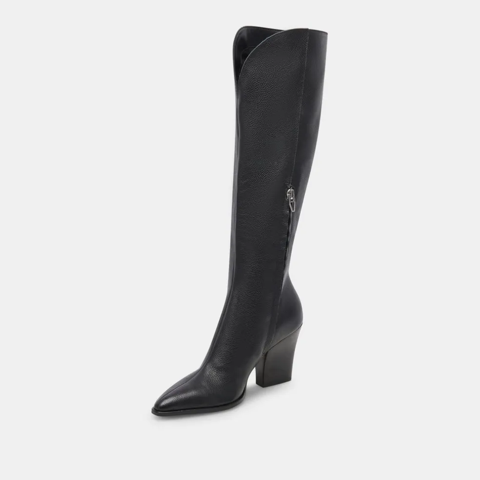 Rocky Boots Black Leather