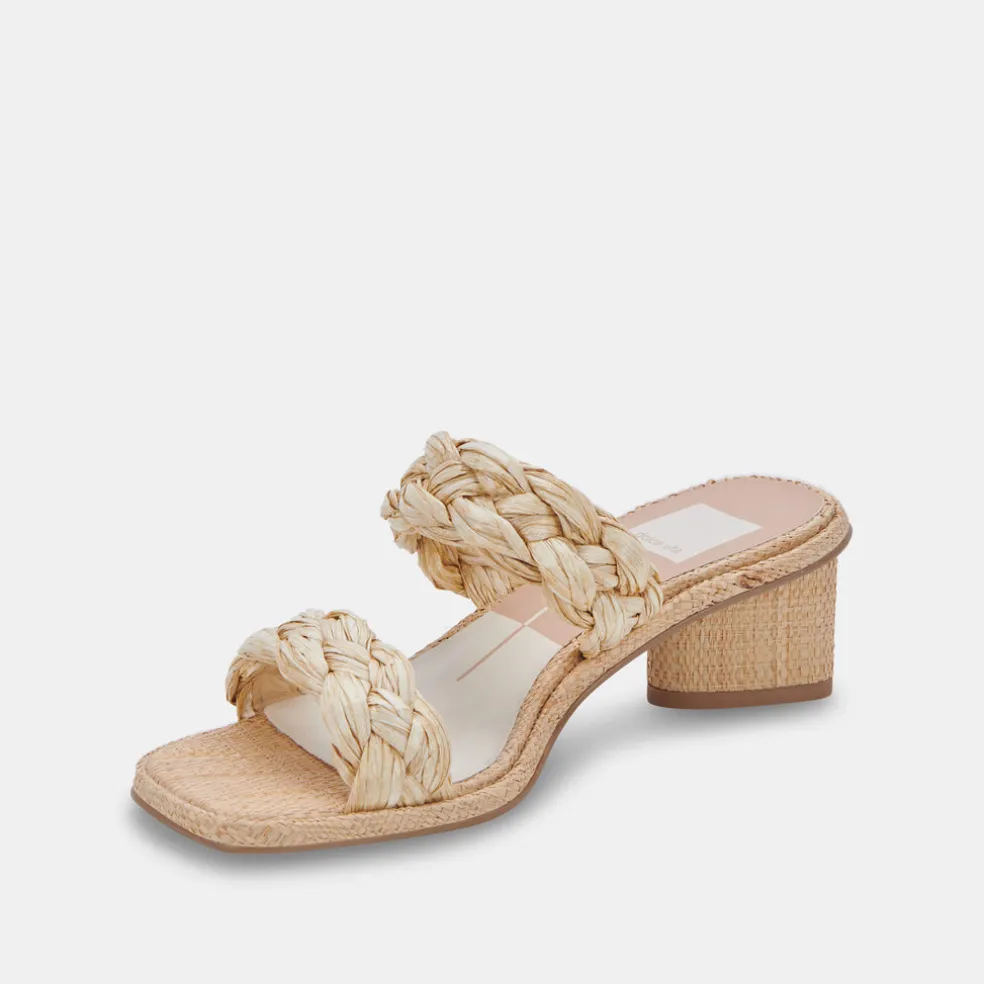 Ronin Sandals Lt Natural Raffia