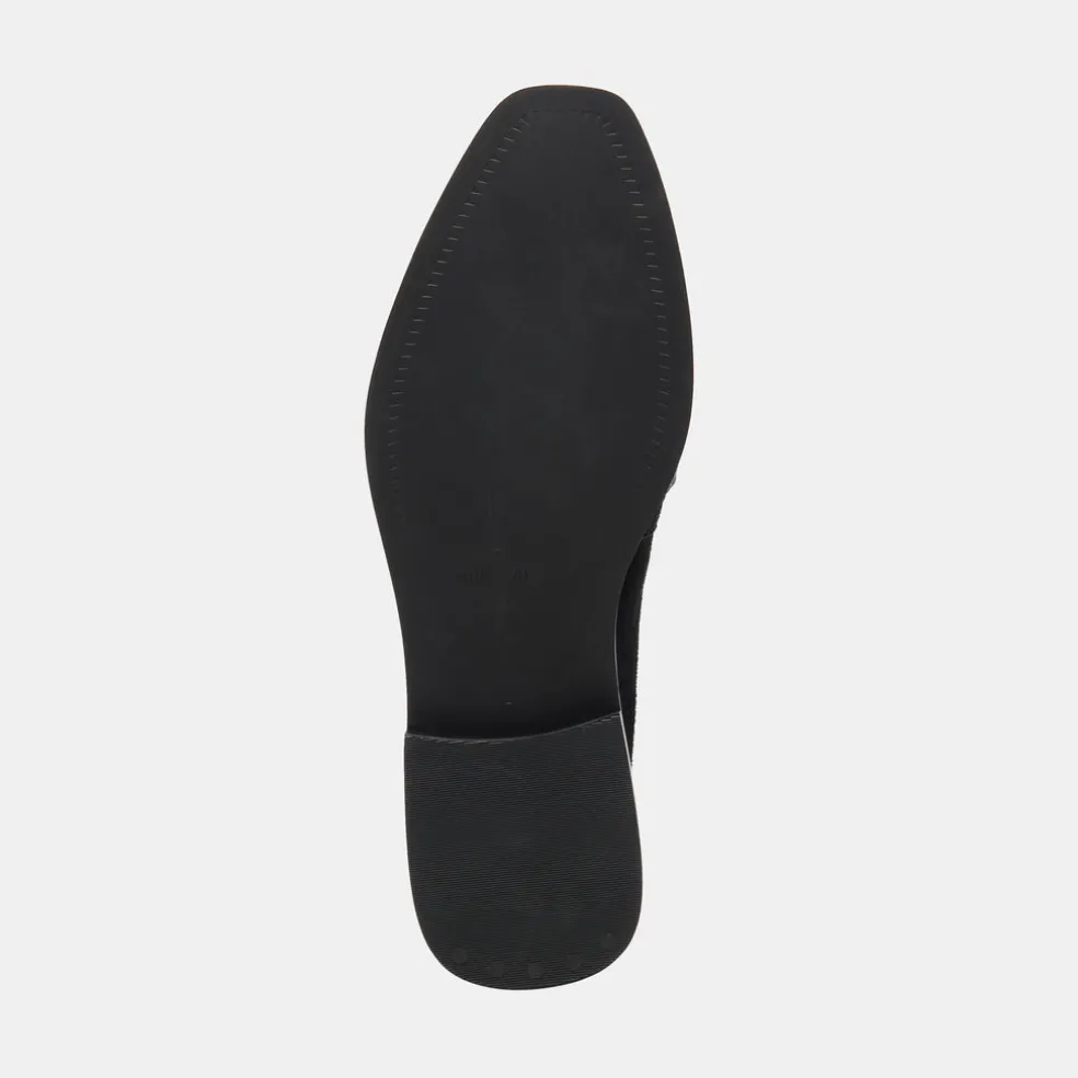 Sallie Flats Onyx Suede