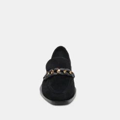 Sallie Flats Onyx Suede