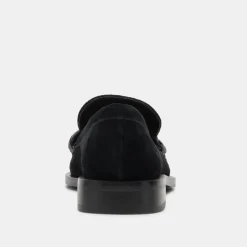 Sallie Flats Onyx Suede