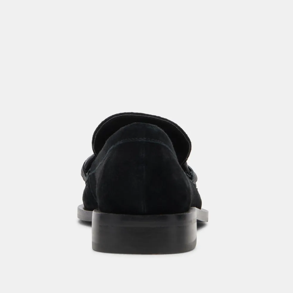 Sallie Flats Onyx Suede
