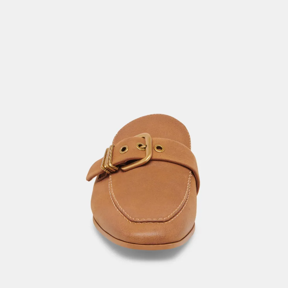 Santel Flats Brown Leather