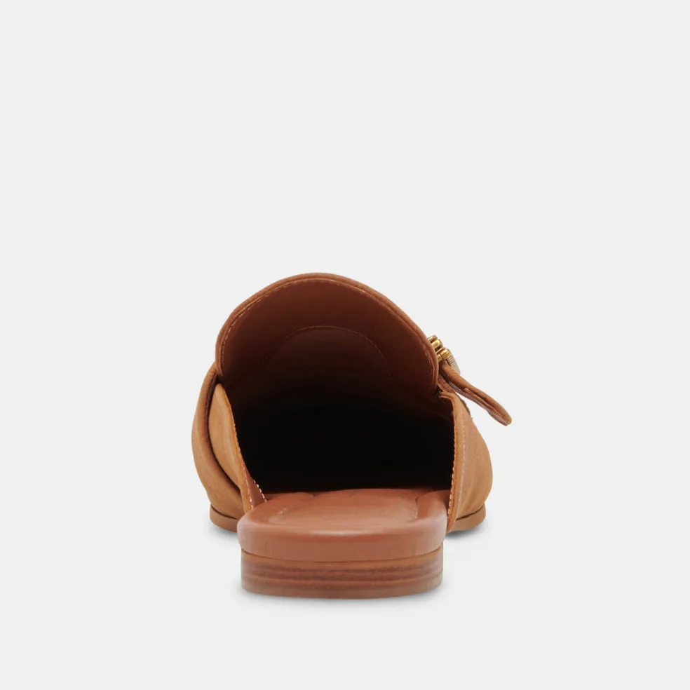 Santel Flats Brown Leather