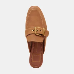 Santel Flats Brown Leather