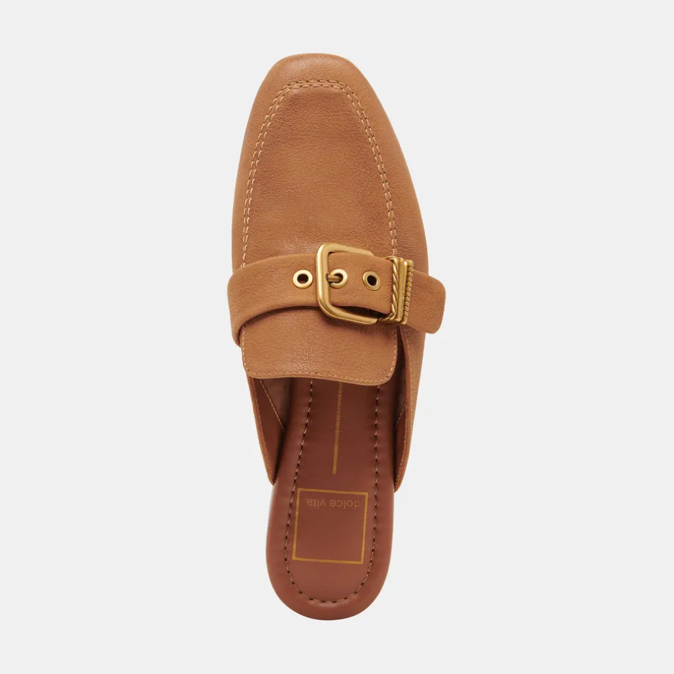 Santel Flats Brown Leather