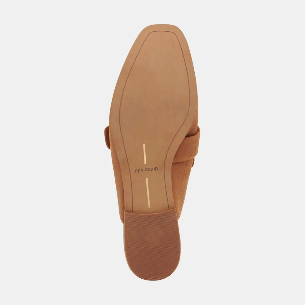 Santel Flats Brown Leather