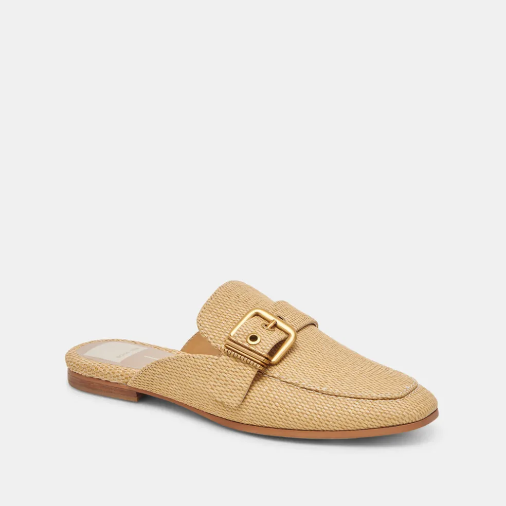 Santel Flats Honey Raffia