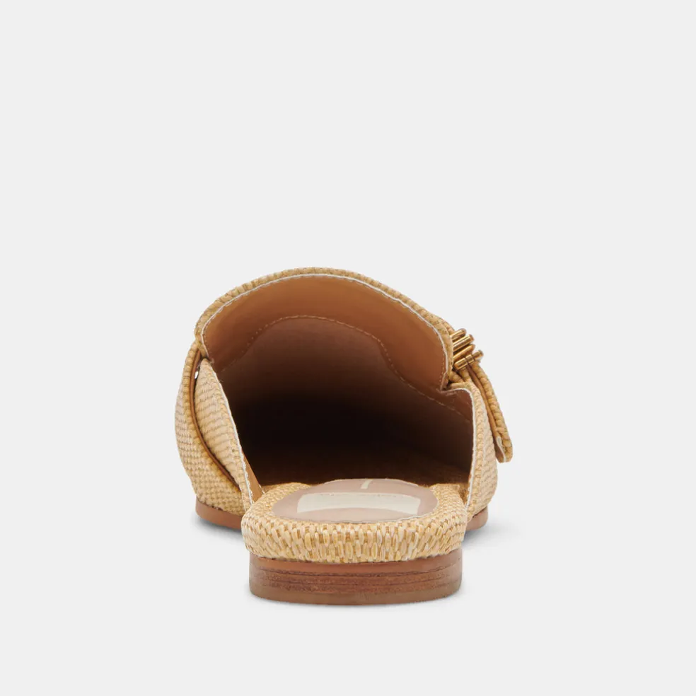 Santel Flats Honey Raffia