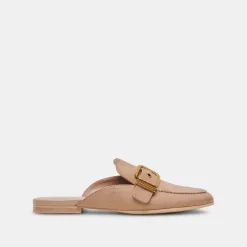 Santel Flats Taupe Leather