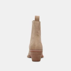 Senna Booties Almond Suede