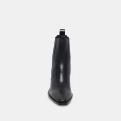 Senna Booties Black Multi Leather