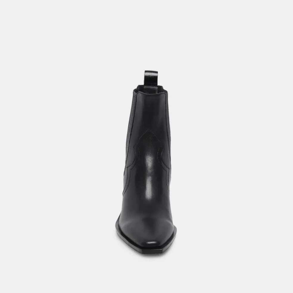 Senna Booties Black Multi Leather