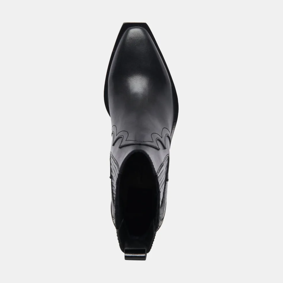 Senna Booties Black Multi Leather