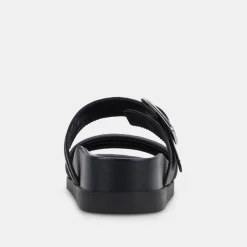 Shaila Sandals Black Leather