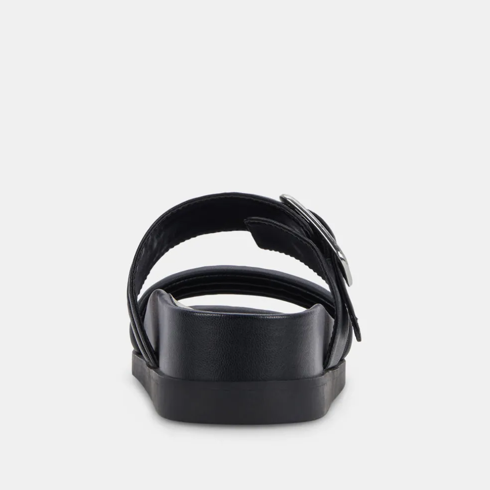 Shaila Sandals Black Leather