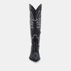Solida Boots Black Leather