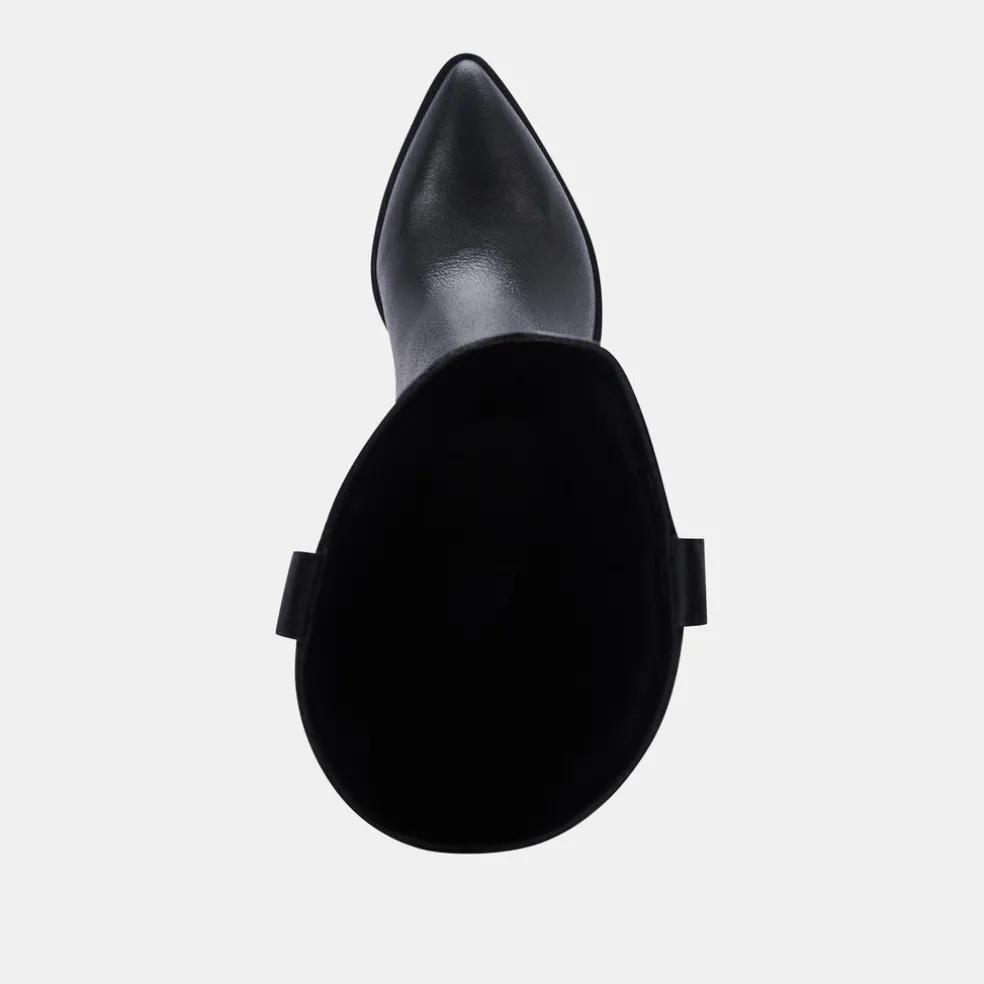 Solida Boots Black Leather