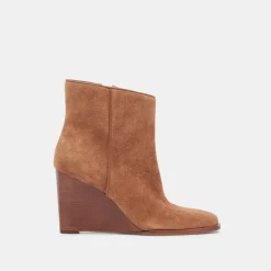 Susann Booties Chestnut Suede