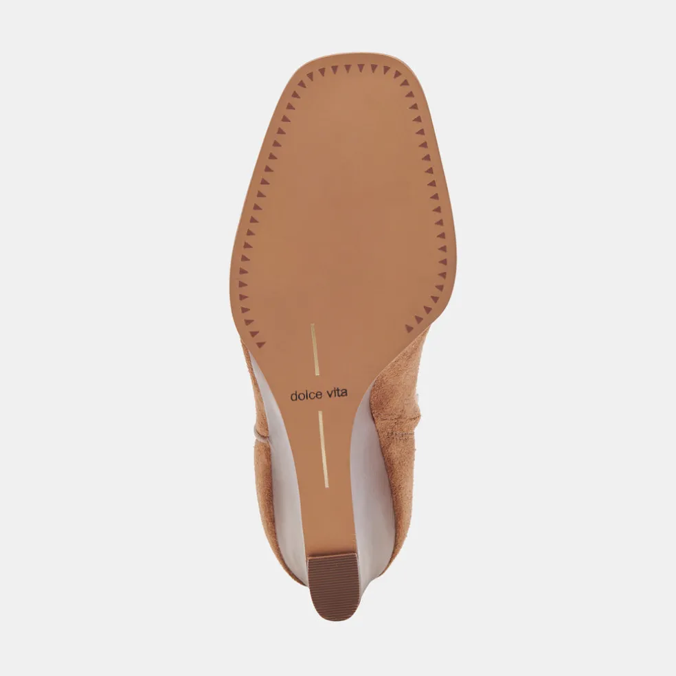 Susann Booties Chestnut Suede