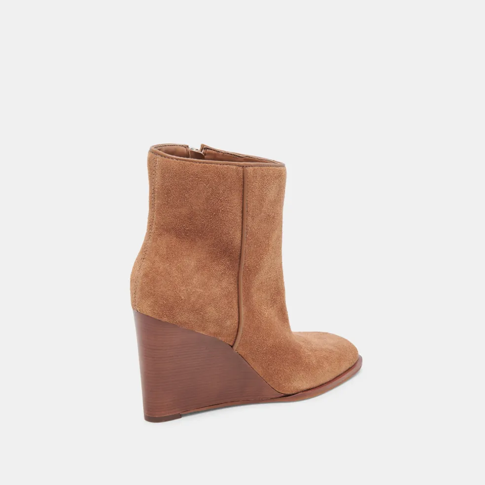 Susann Booties Chestnut Suede