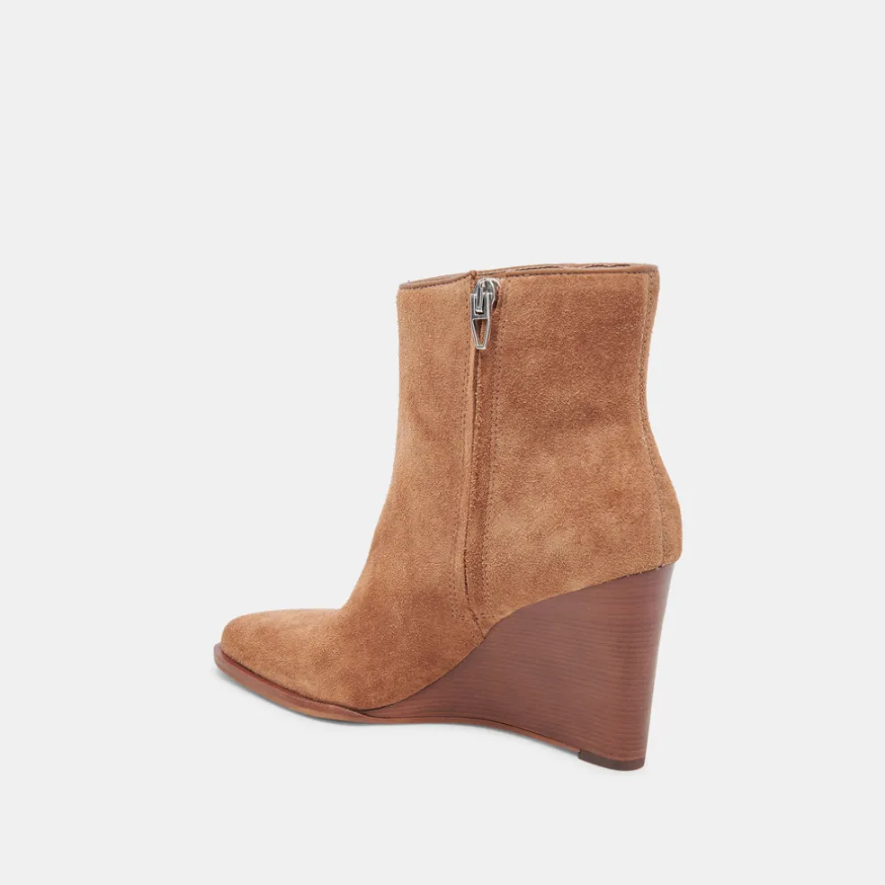 Susann Booties Chestnut Suede
