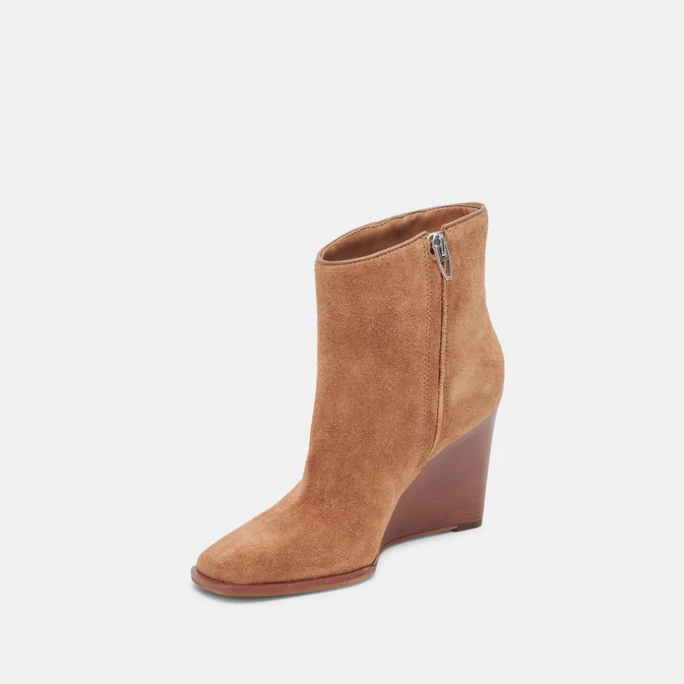 Susann Booties Chestnut Suede