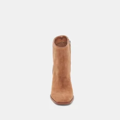 Susann Booties Chestnut Suede