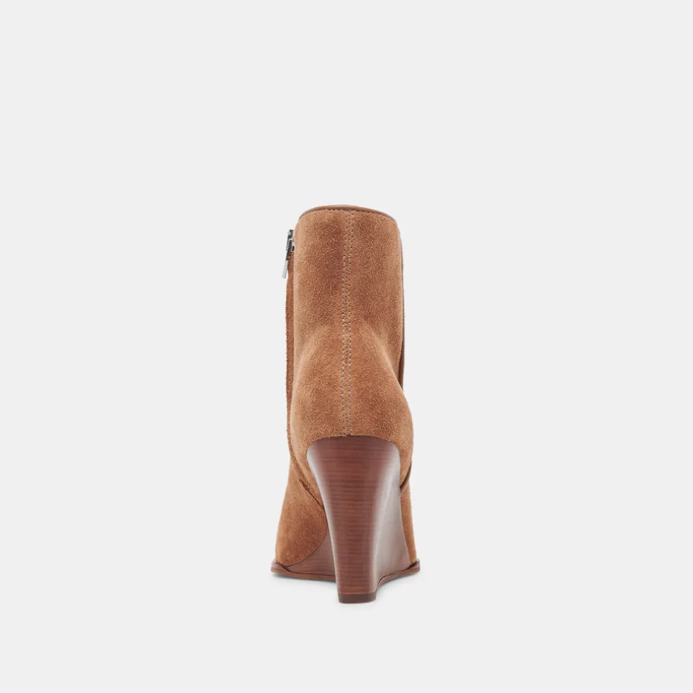 Susann Booties Chestnut Suede