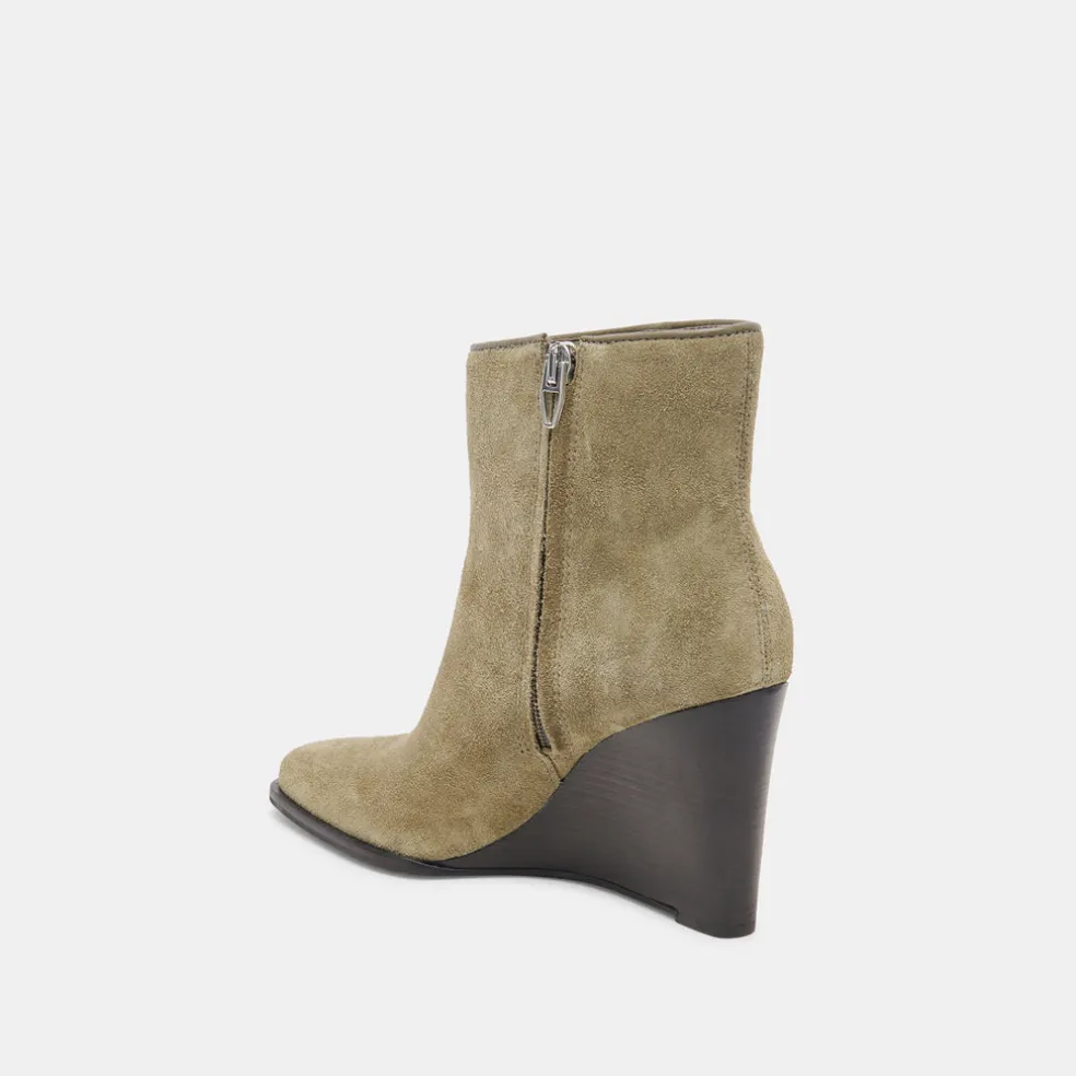 Susann Booties Moss Suede