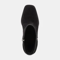 Susann Wide Booties Onyx Suede