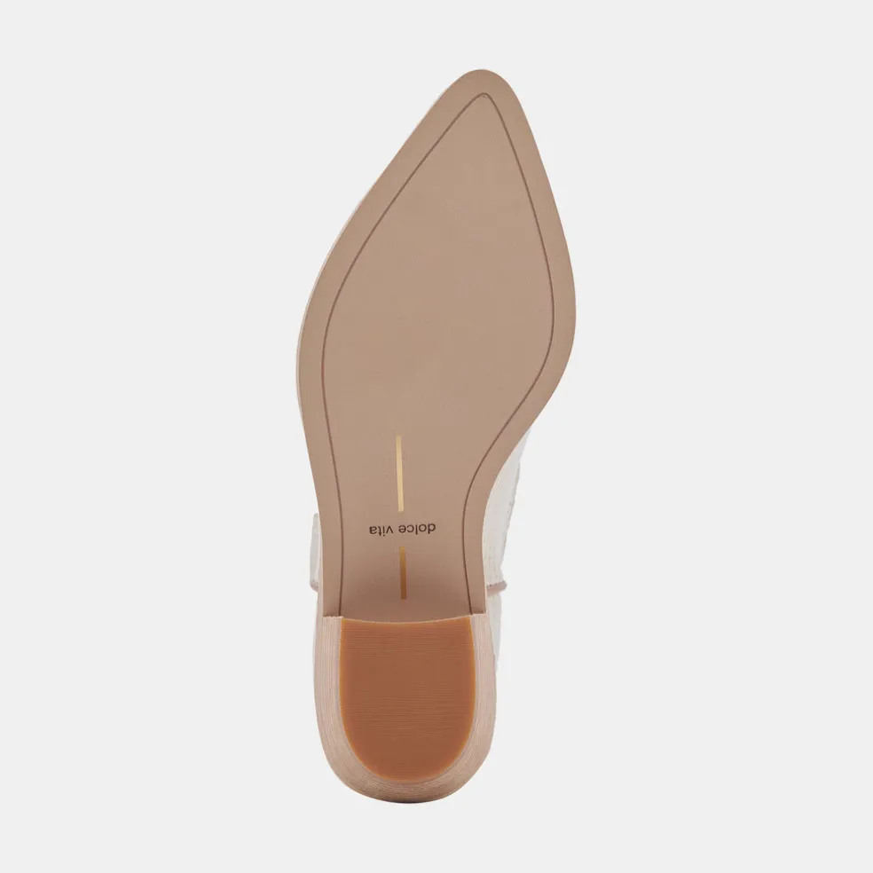 Suzzy Boots Sand Embossed Leather