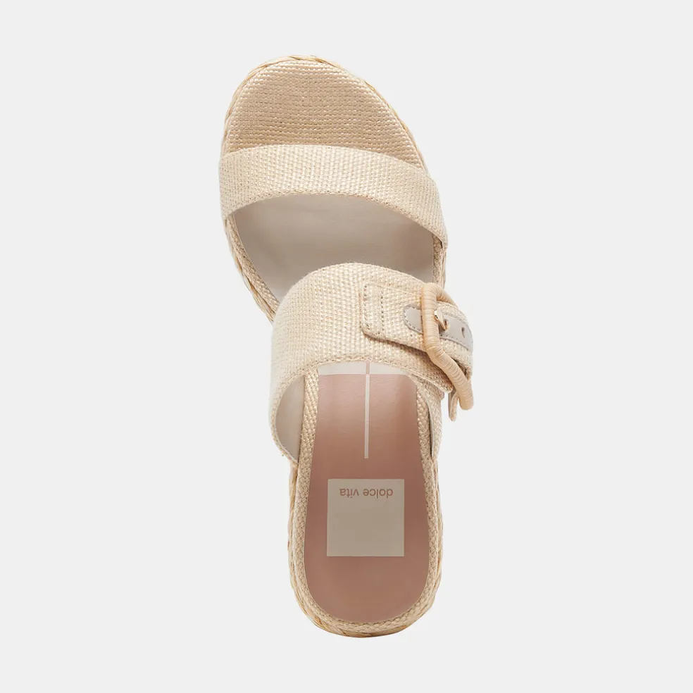 Thorin Wedges Natural Raffia
