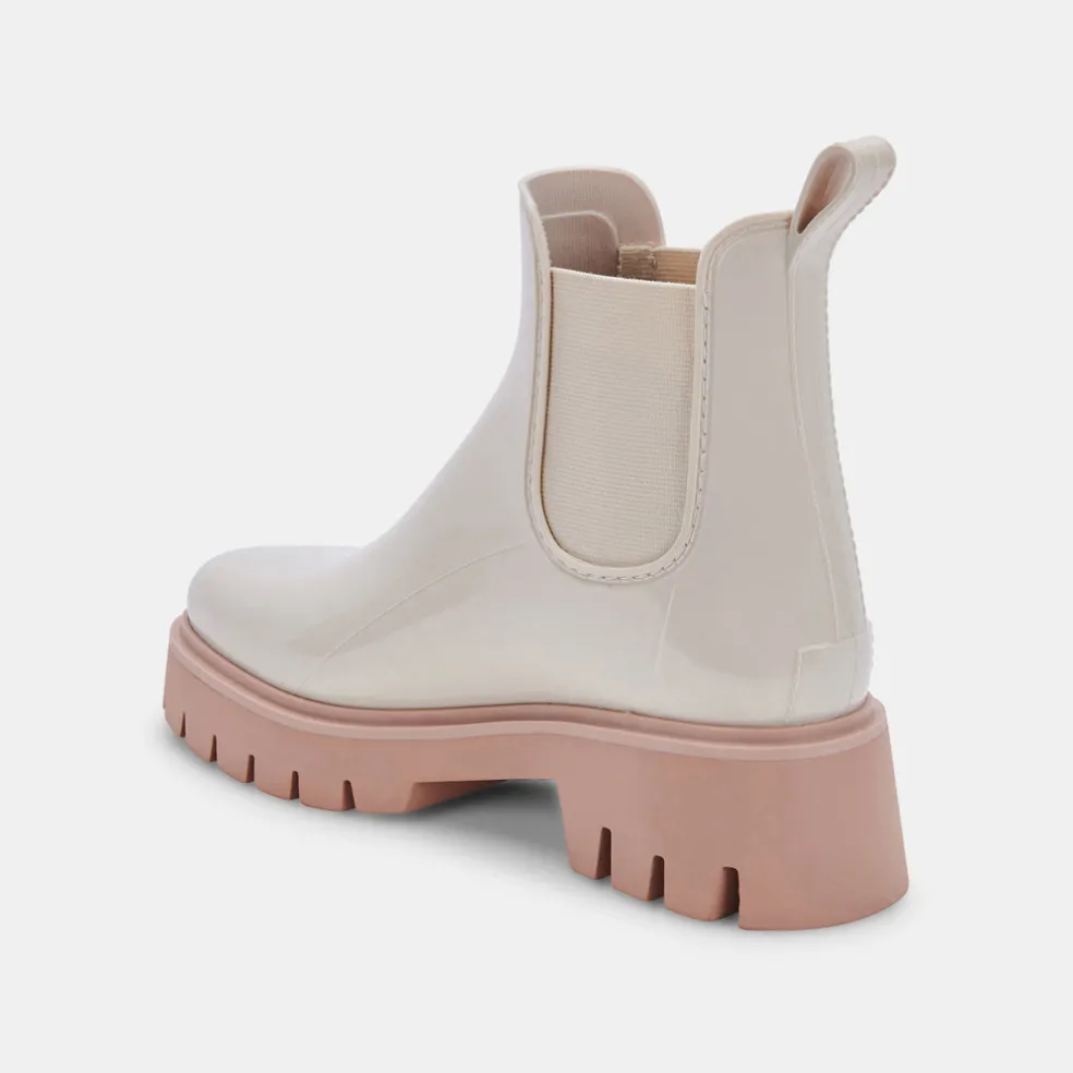Thundr H2O Boots Ivory Patent Stella